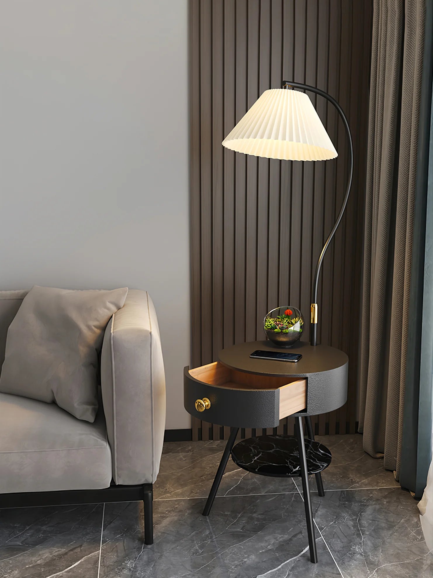 Pleated_Nightstand_Floor_Light_11