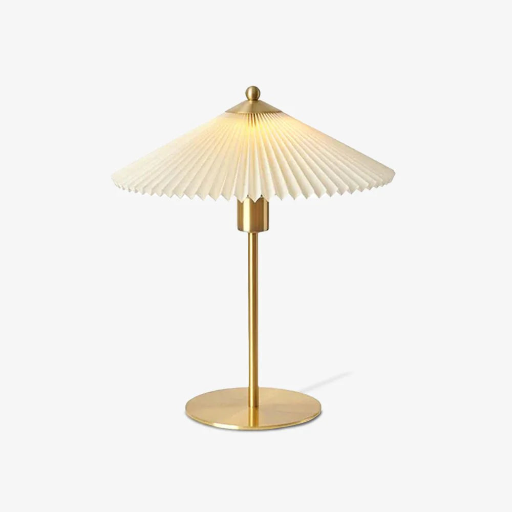 Pleated Umbrella Table Lamp 1