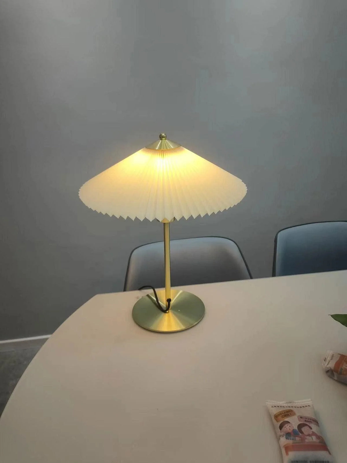 Pleated Umbrella Table Lamp 21