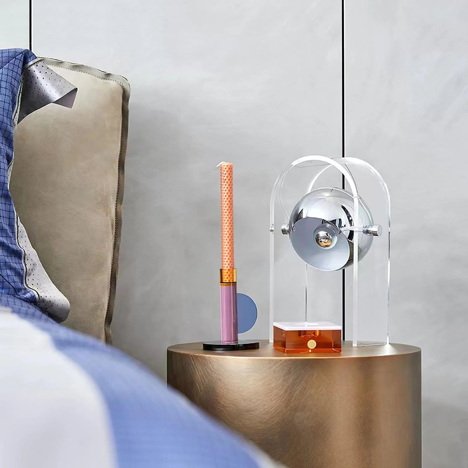 Plexi Cromo Table Lamp 13