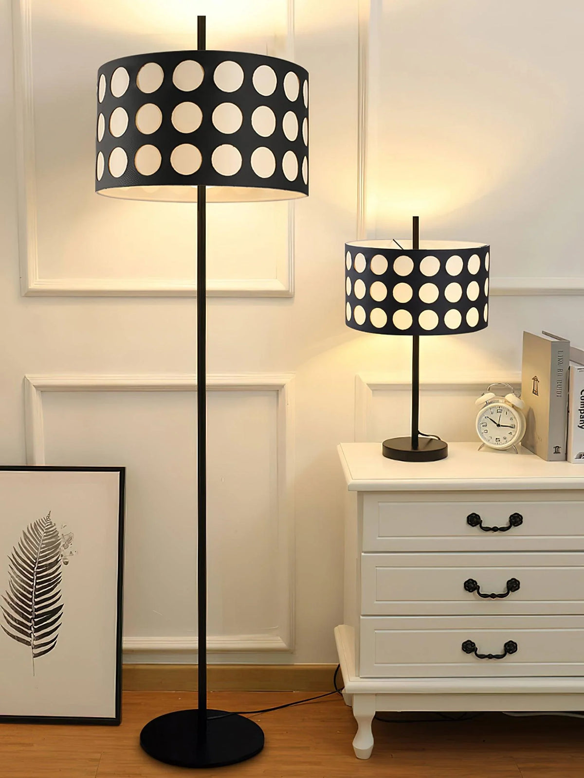 Polka Arc Fabric Floor Lamp 3