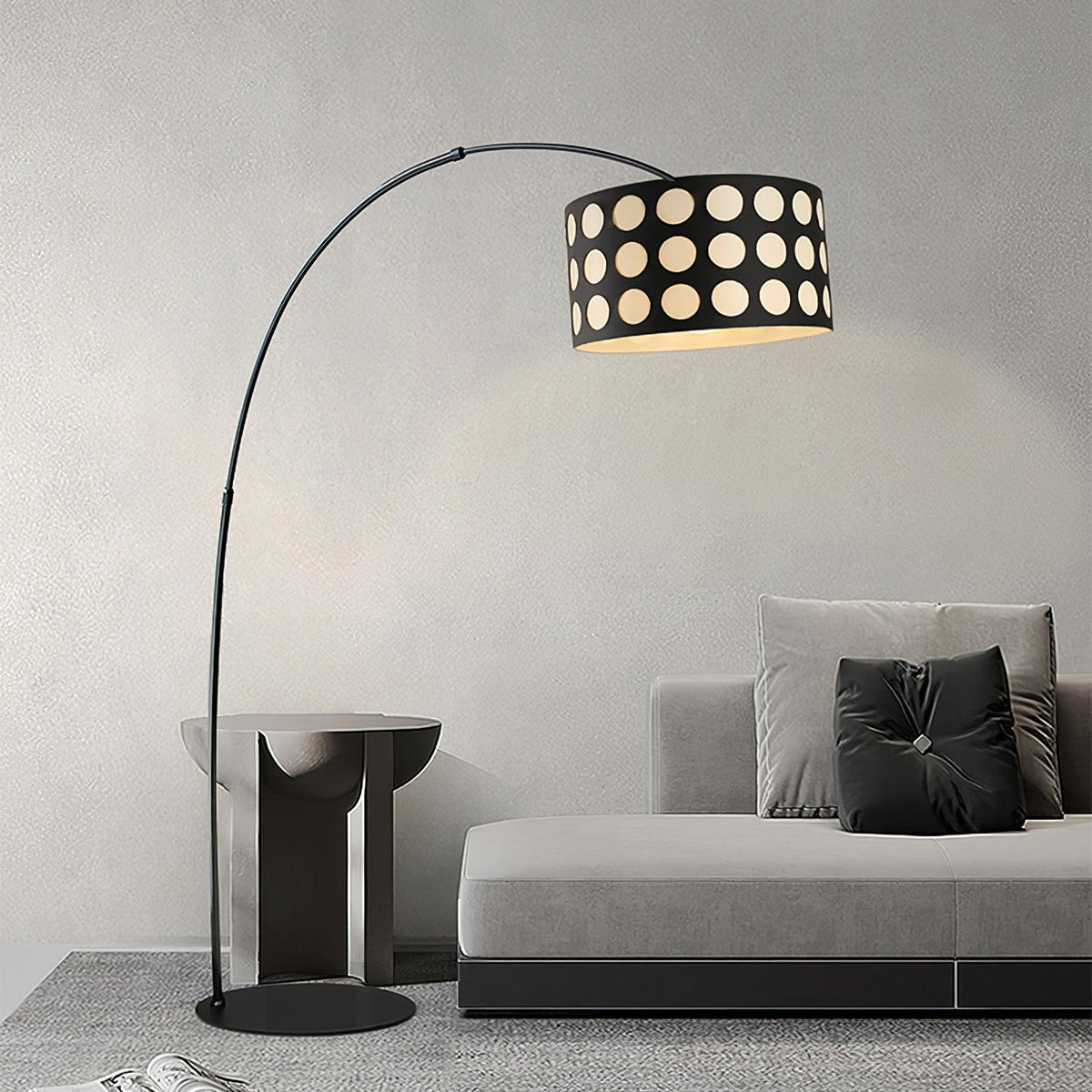 Polka Arc Fabric Floor Lamp 5