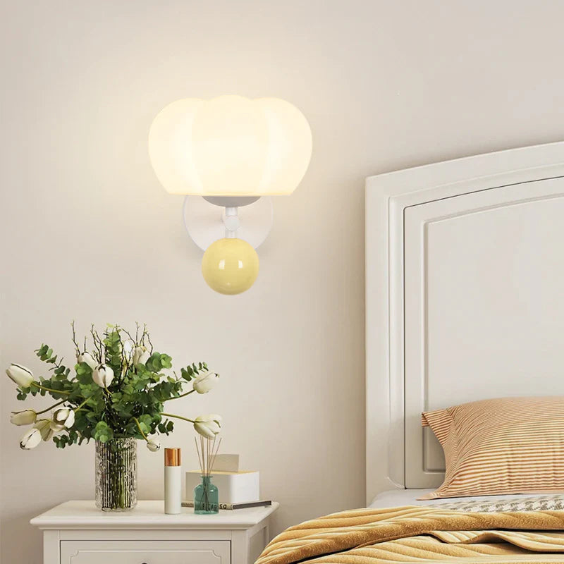 Pumpkin_Cream_Wall_Lamp_3