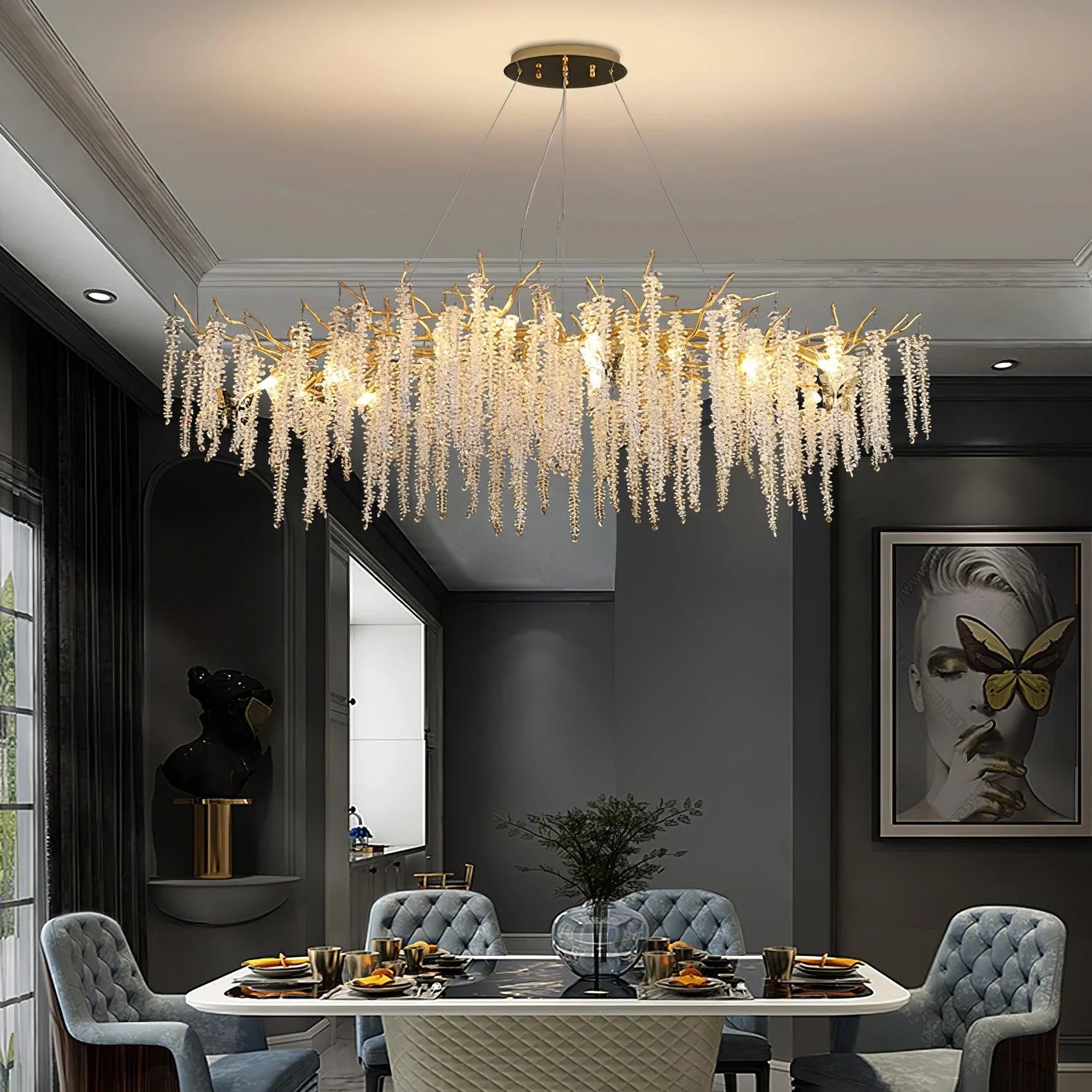 Raindrop Crystal Chandelier 34