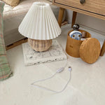 Rattan Pleated Table Lamp 5