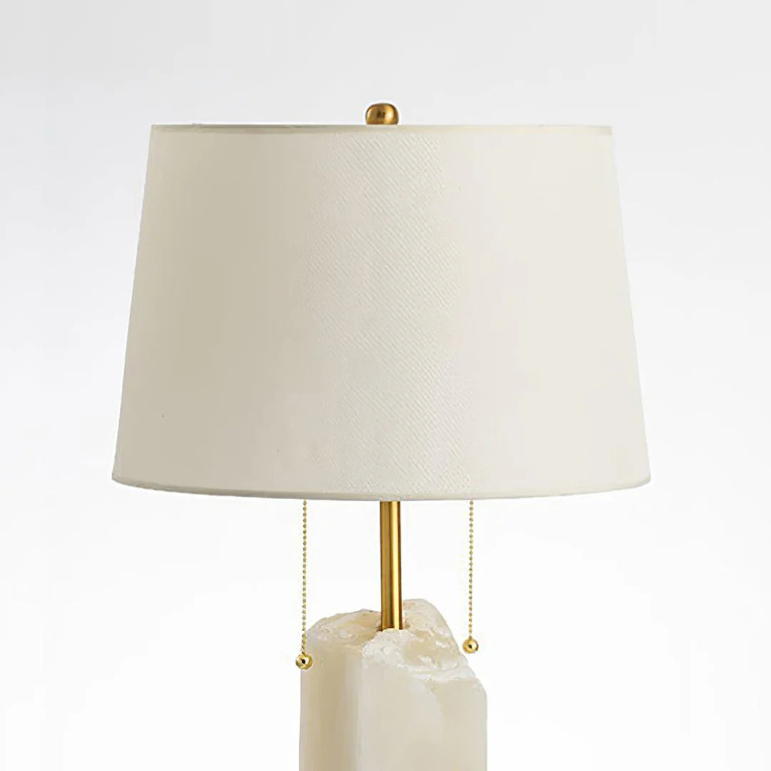 Raw Alabaster Table Lamp 15