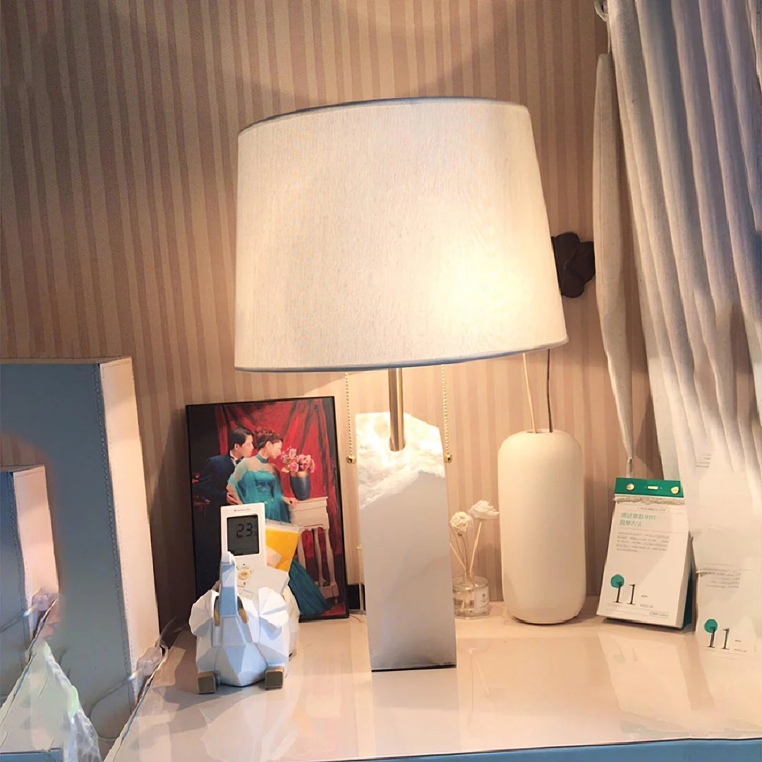 Raw Alabaster Table Lamp 6