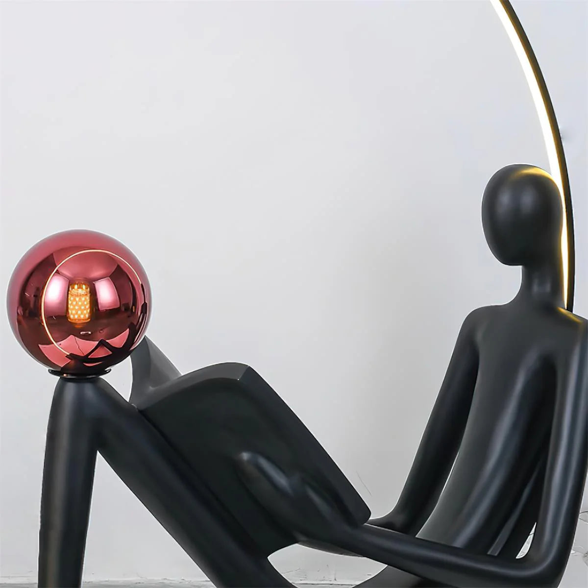 Reader Sculpture Floor Lamp 21