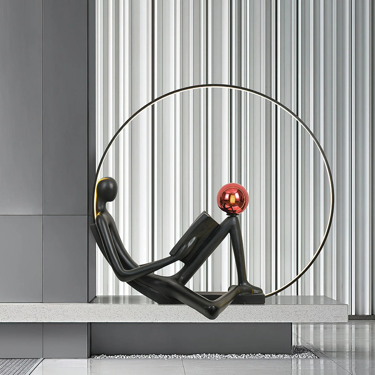 Reader Sculpture Floor Lamp 7