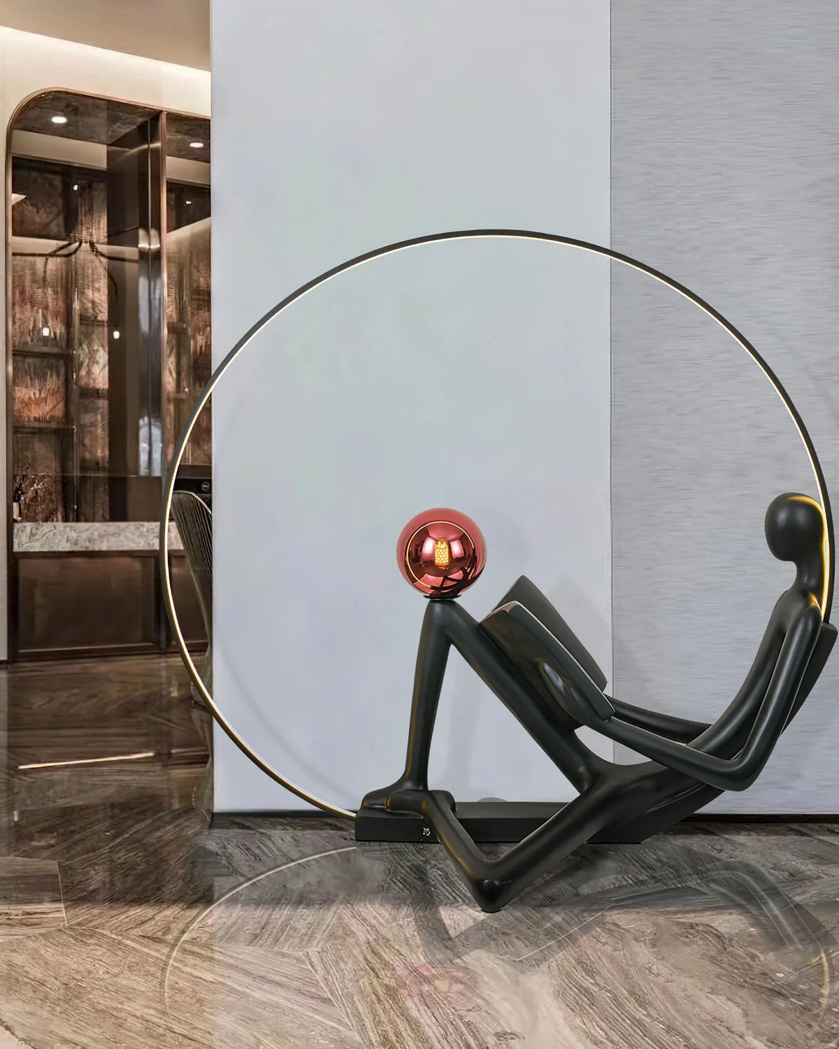 Reader Sculpture Floor Lamp 9