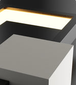 Black metal detail of Rectangular_Modern_Wall_Lamp_4