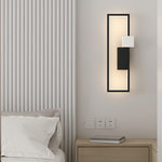 Rectangular_Modern_Wall_Lamp_in the bedroom