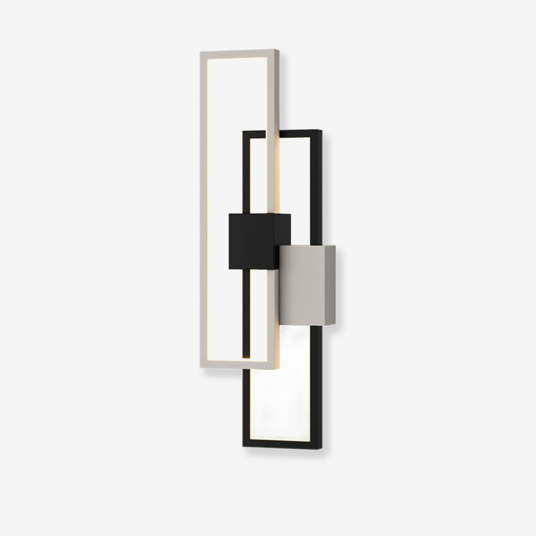 Rectangular_Modern_Wall_Lamp_in a white background