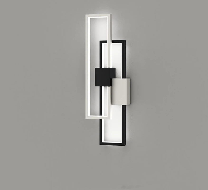 The rectangular_Wall_Lamp_brights in a cozy space