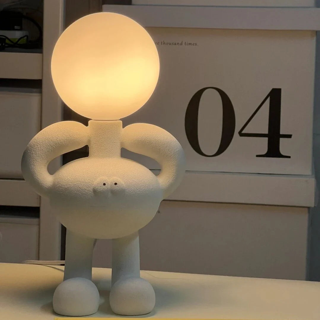 Resin Robot Table Lamp 6