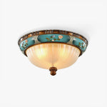 Retro Floral Resin Recessed Ceiling Light 1