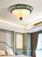 Retro Floral Resin Recessed Ceiling Light 10