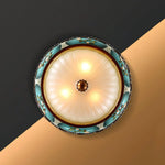 Retro Floral Resin Recessed Ceiling Light 12