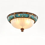 Retro Floral Resin Recessed Ceiling Light 17