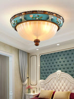 Retro Floral Resin Recessed Ceiling Light 19