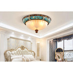 Retro Floral Resin Recessed Ceiling Light 20