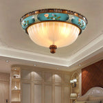 Retro Floral Resin Recessed Ceiling Light 4