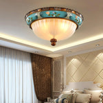 Retro Floral Resin Recessed Ceiling Light 6
