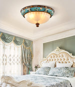 Retro Floral Resin Recessed Ceiling Light 8