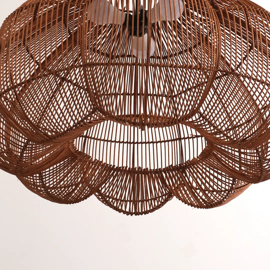 Retro Rattan Pendant Lamp 3