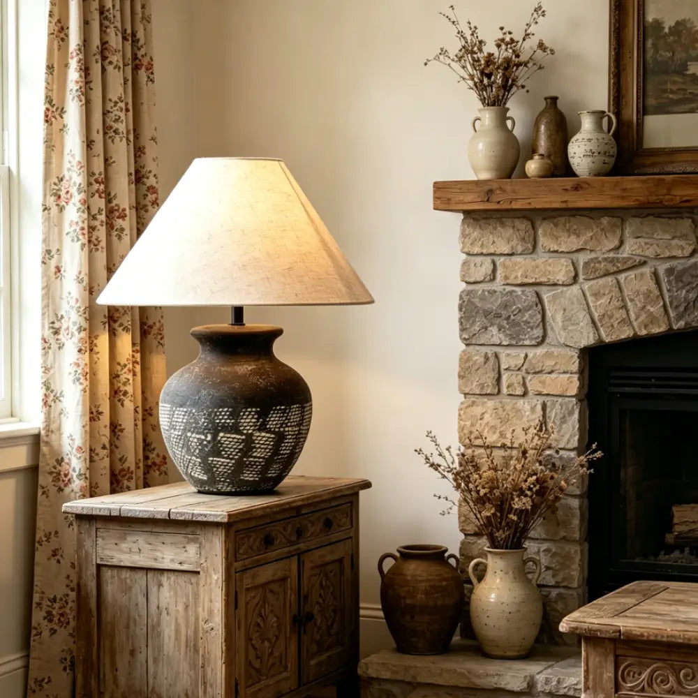 Retro_styled_ceramic_table_lamp_for_bedroom_and_lounge