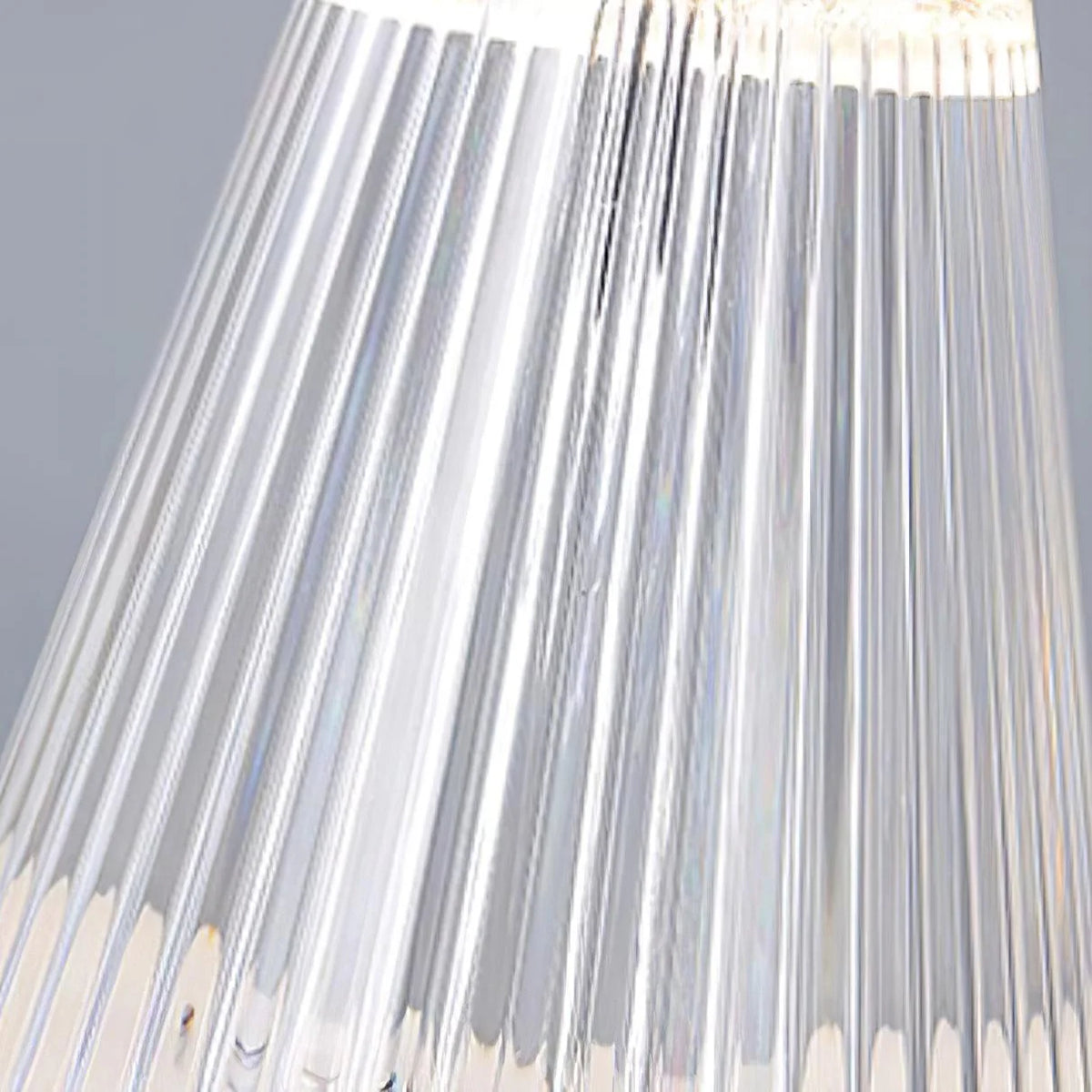 Ribbed Acrylic Table Lamp 16