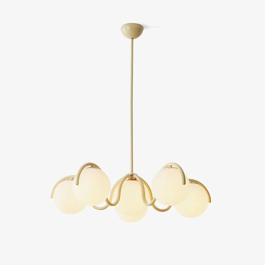 Round Ball Curve Chandelier 1