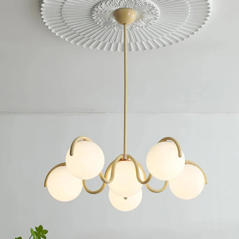 Round Ball Curve Chandelier 10