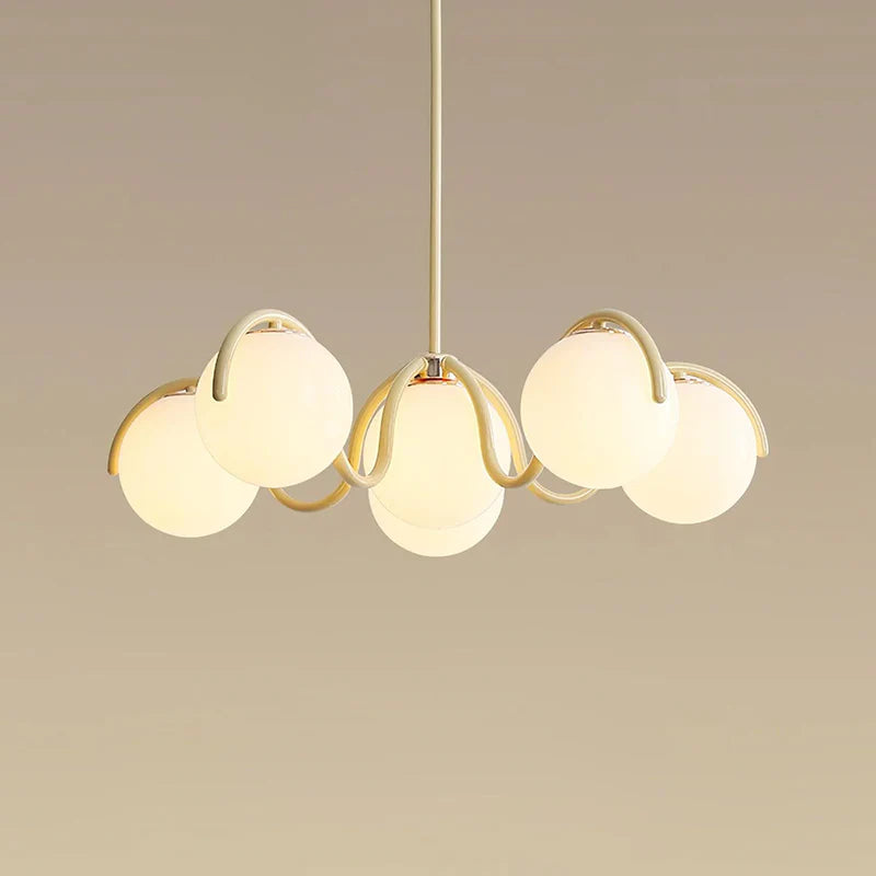 Round Ball Curve Chandelier 8