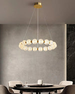 Round Buddha Beads Chandelier 4