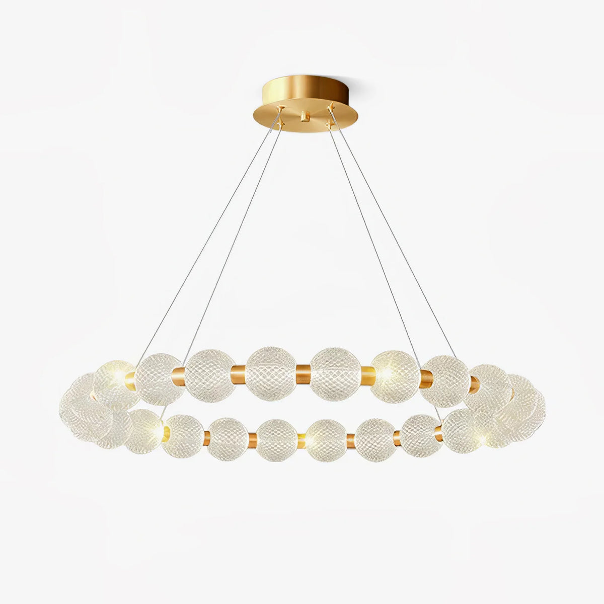 Round Buddha Beads Chandelier 8