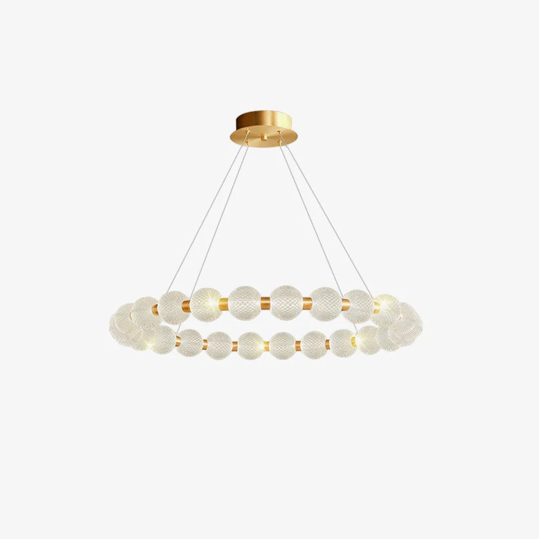 Round Buddha Beads Chandelier 9