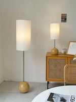 Round Wood Table Lamp 8