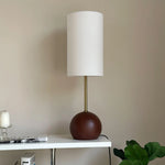 Round Wood Table Lamp 9