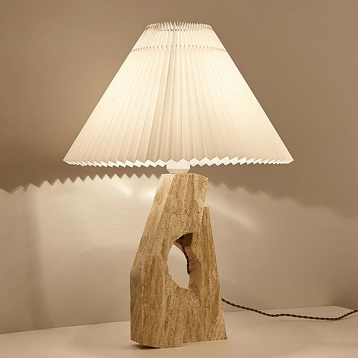 Ruins Cream Table Lamp 12