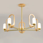 Scandinavian Wooden Chandelier 19