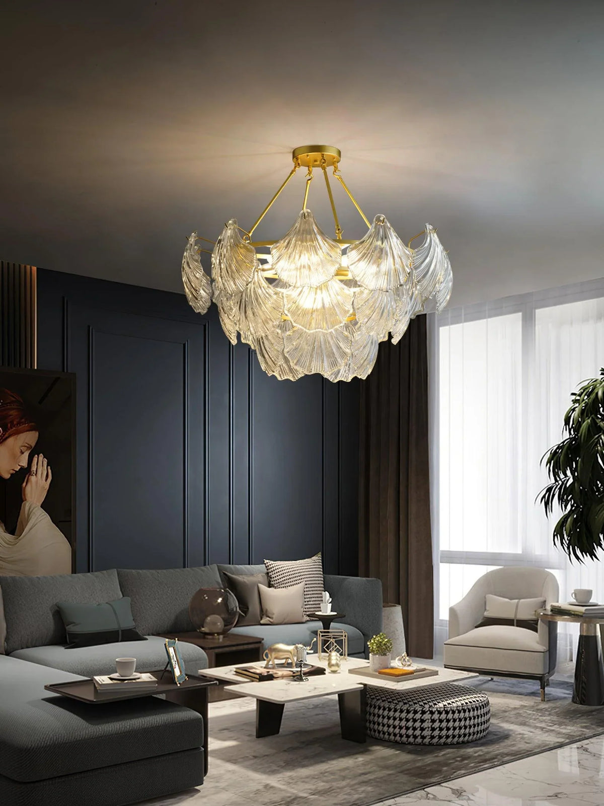 Shell Shop Ceiling Design Shell Ceiling Light – HIOOZ