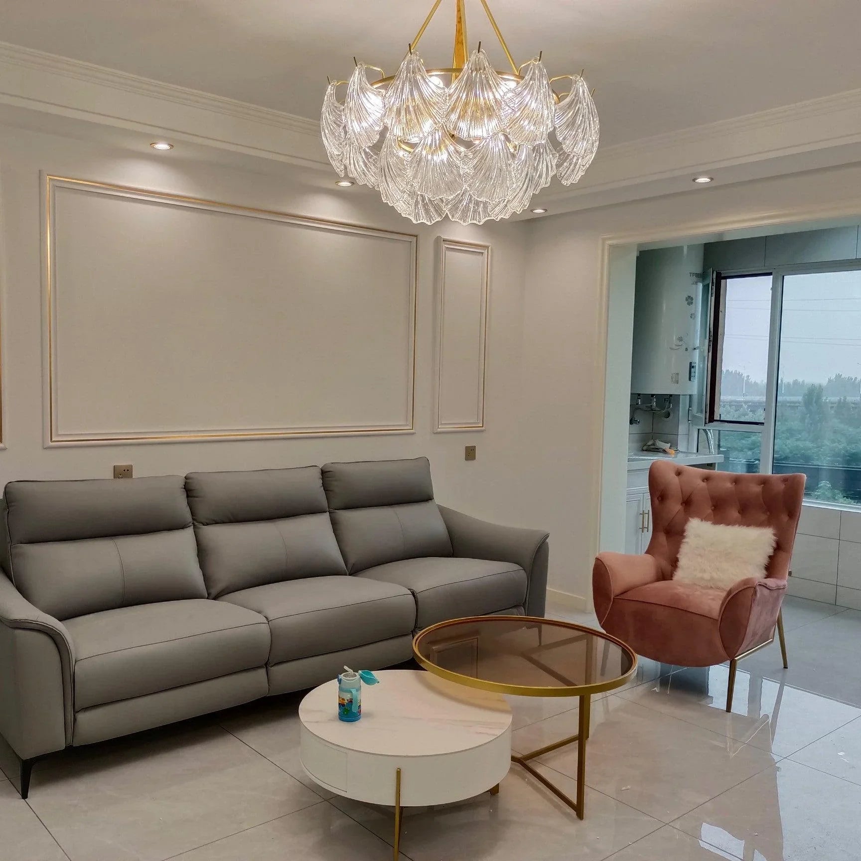 Shell Crete Ceiling Shell Ceiling Light – HIOOZ