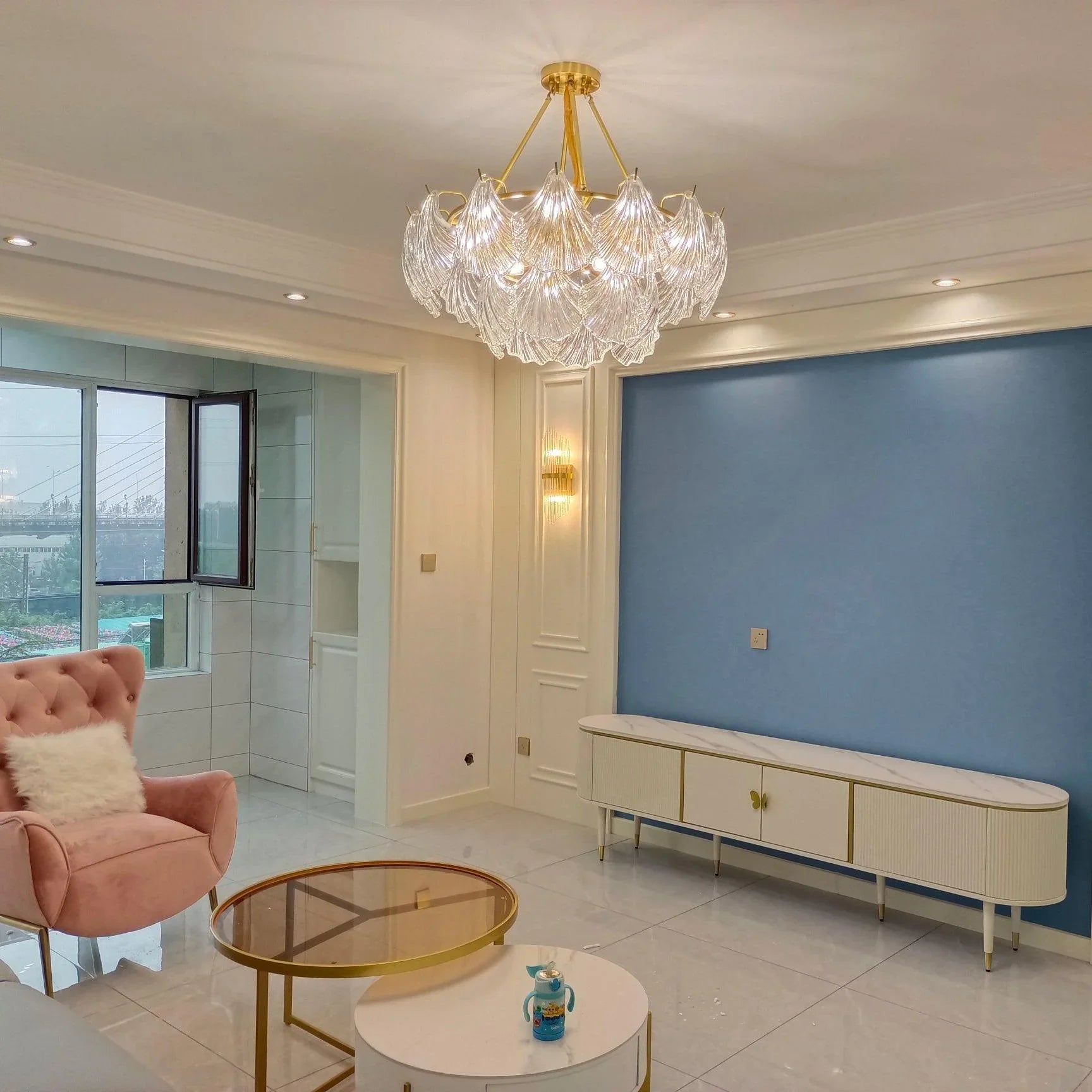 Shell Crete Ceiling Shell Ceiling Light – HIOOZ