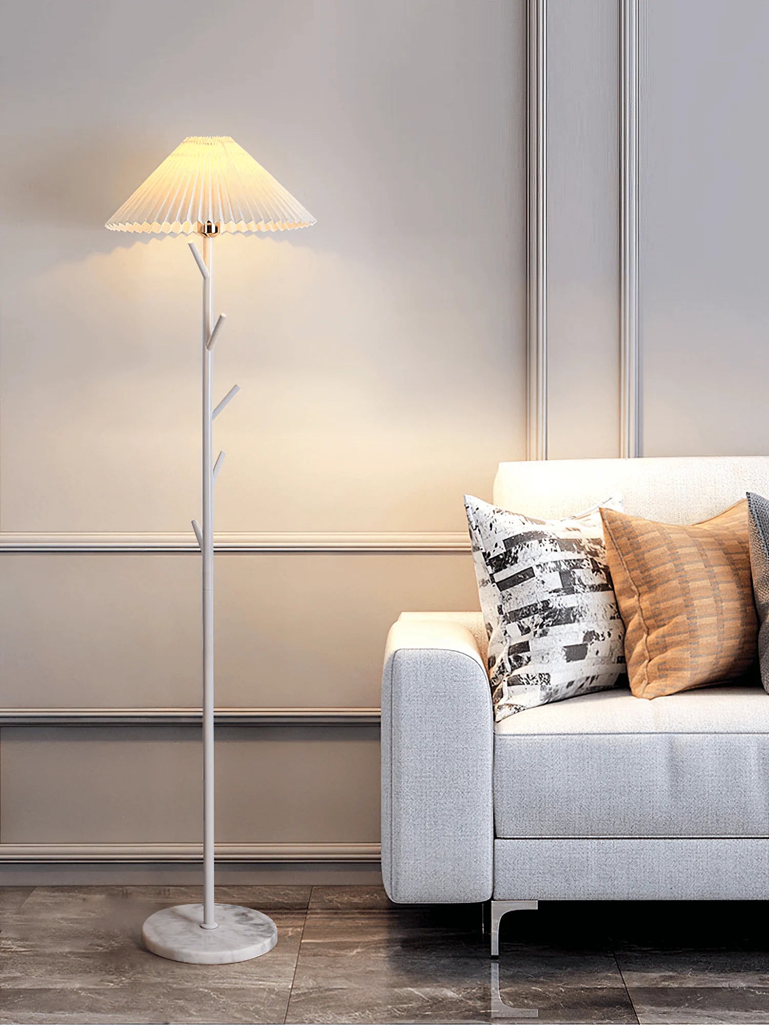 Simple Branch Floor Lamp