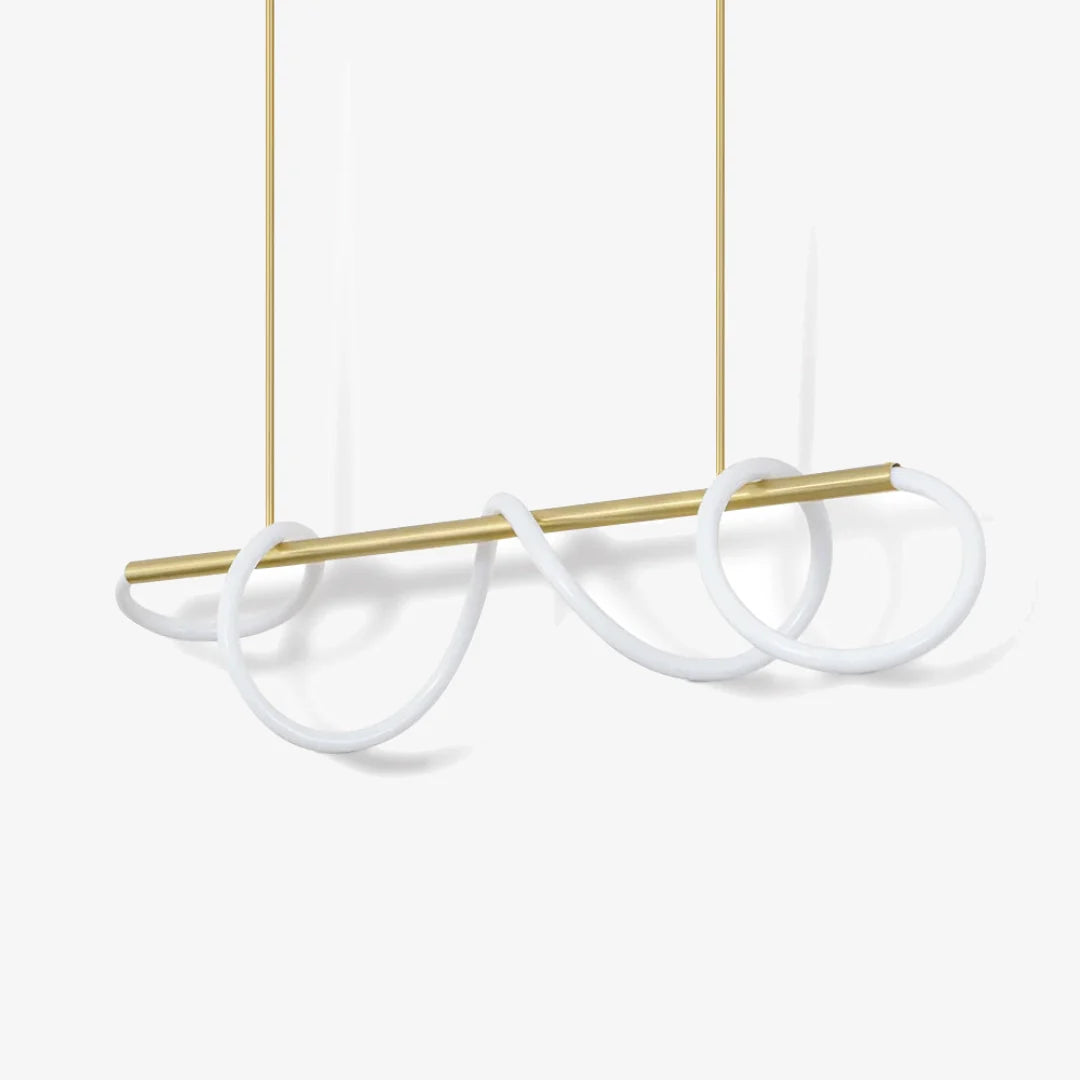 Simple Silicone Tube Chandelier