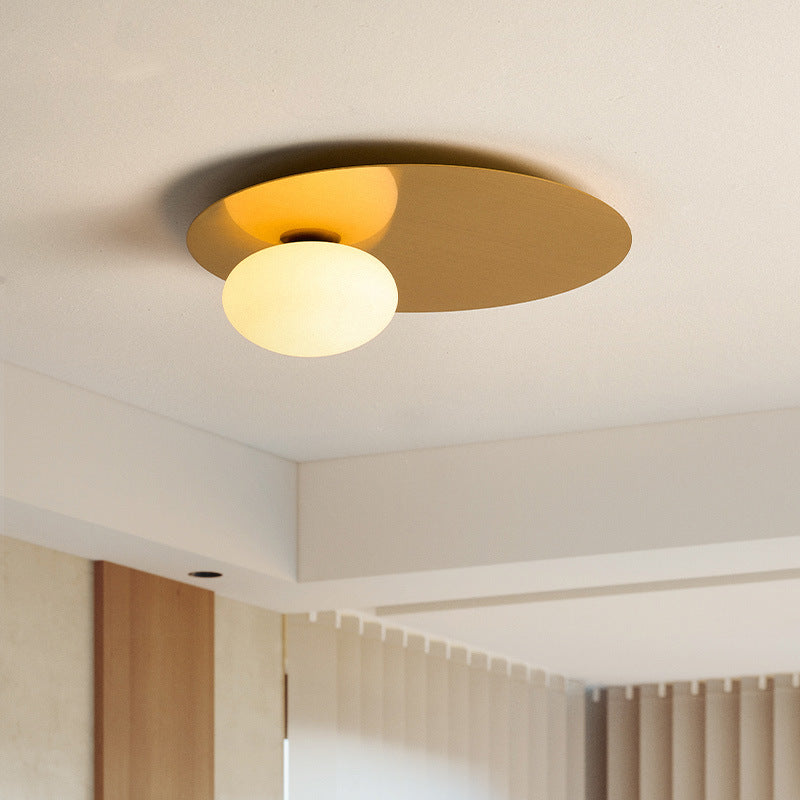 The Simple Oval Ceiling Light is a model of modern lighting design.