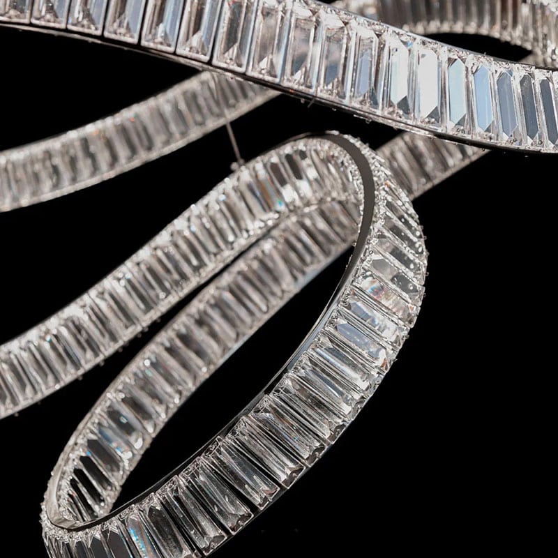 Spiral Ribbons Crystal Chandelier_11