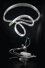Spiral Ribbons Crystal Chandelier_3