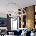 Spiral Ribbons Crystal Chandelier_4